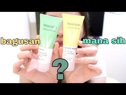 Pilih Wardah Moisturizer Aloe atau Wardah Moisturizer Witch Hazel yah? 🙄... || Verent Rusli. 