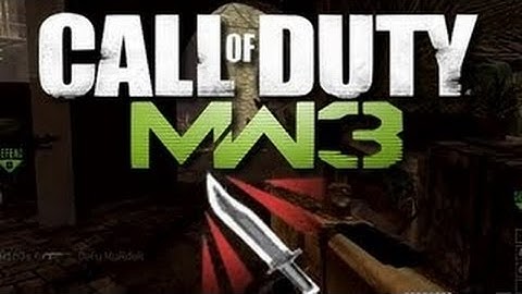 MW3 objective 360 throwing Knife across the Map | Sel