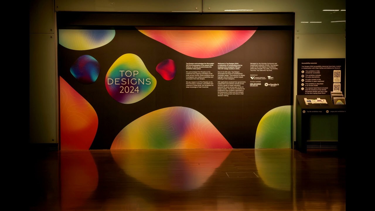 Audio Descriptions: Top Designs 2024 - Melbourne Museum
