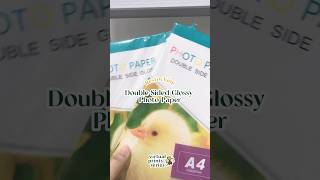 Restocking Double Sided Photo Paper