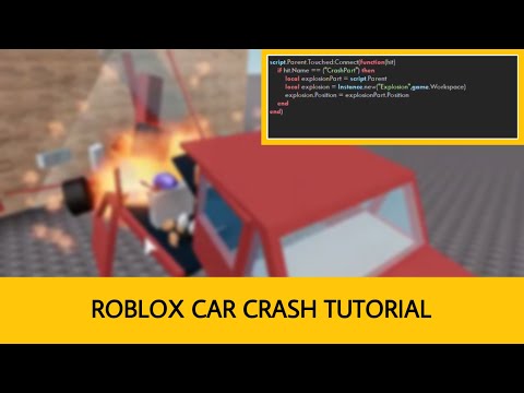 Roblox Car Crash Tutorial Roblox Studio Youtube - roblox studio union crash