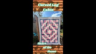 Curved Log Cabin Quilting