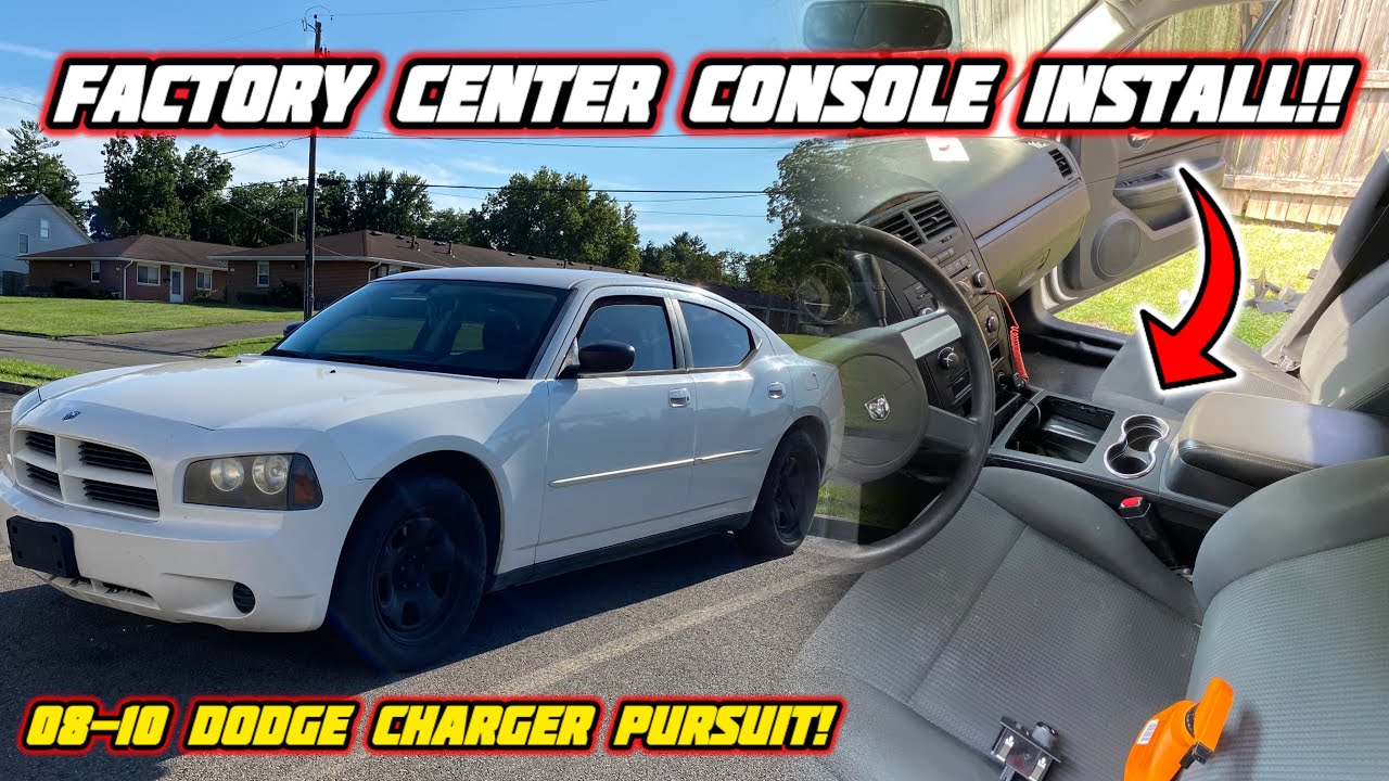 Установка заводской центральной консоли Dodge Charger Pursuit 08-10!