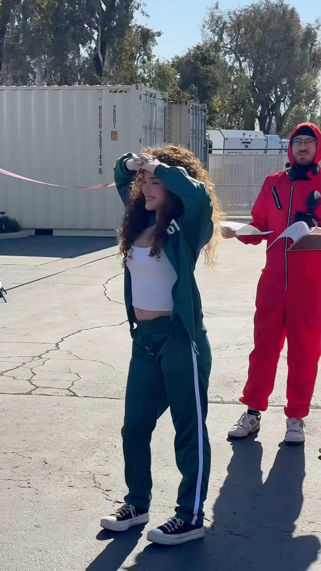 playing squid games IRL with ​⁠@sofiedossi #squidgame #sheadurazzo #challenge