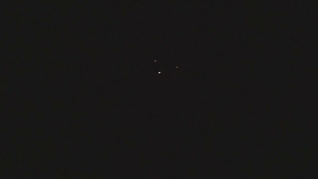 A Noisy Canadian Airforce C-130J Super Hercules cruising above at night!