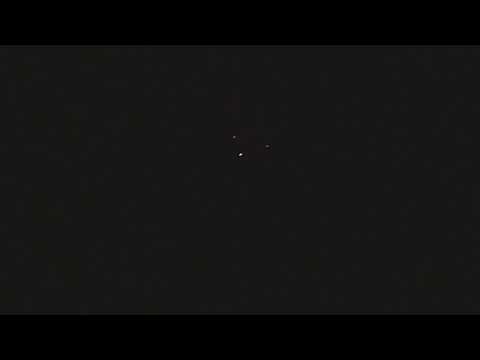 A Noisy Canadian Airforce C-130J Super Hercules cruising above at night!