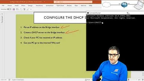 Configure the MikroTik router as a DHCP server to assign IP addresses