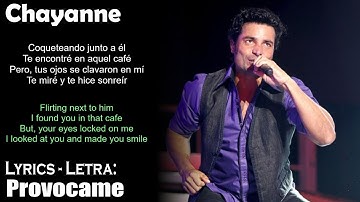 Thumbnail of Chayanne   Provocame (Lyrics Spanish-English) (Español-Inglés)