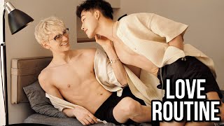 Boyfriends' sweet love routine 【gay couple boys love】