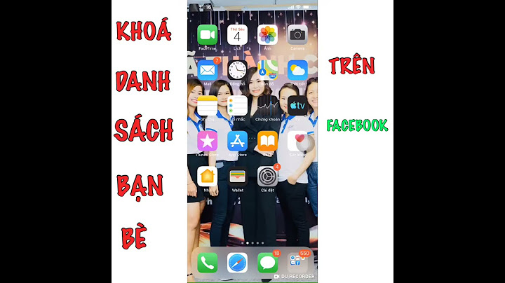 Khóa bạn bè trên facebook