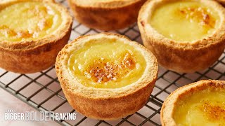 Buttery & Delicate Portuguese Custard Tarts (Pastéis de Nata)