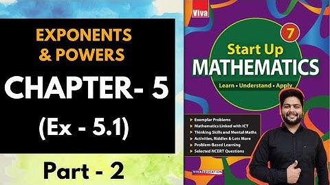 Viva Education Start up Mathematics Class 7 || Exercise 5.1