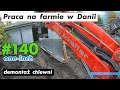 praca na  farmie w Danii cz. 140 demontaż chlewni