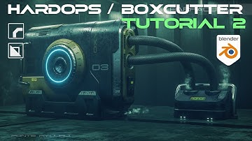 Hard OPS and Boxcutter modeling TUTORIAL in Blender - part 2