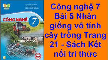 Công nghệ 7 Bài 5 Nhân giống vô tính cây trồng Trang 21 - Sách Kết nối tri thức