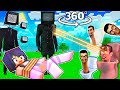 Friends saving Aphmau from SKIBIDI TOILET in Minecraft! 360° (TV MAN)