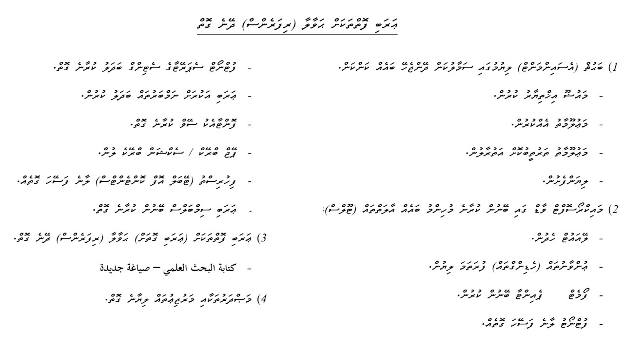 assignment in arabic word