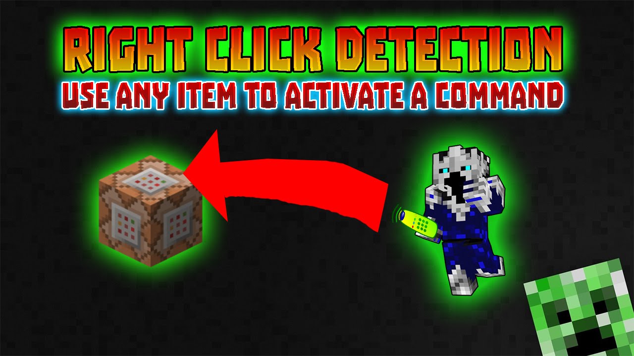 Right Click Detection [1.12 Minecraft Tutorial] 