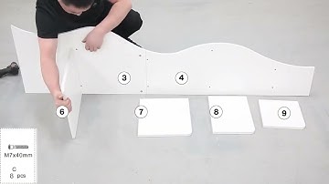 Assembly Video – HOGA-J0277- Tribesigns Corner Shelf with 6 Tiers