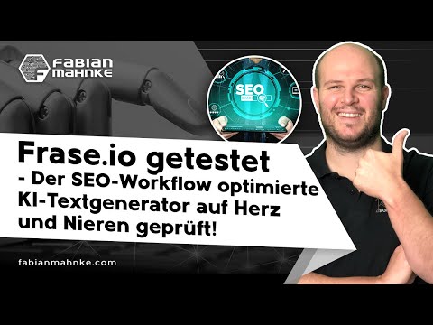 frase.io Tutorial & Testbericht | Eines der besten KI-Tools auf Deutsch | Automatische Blogbeiträge