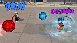 GOJO VS GAROU COSMIC EN STRONGEST BATTLEGROUNDS