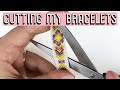 CUTTING MY BRACELETS [CC] || Friendship Bracelets