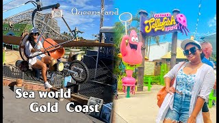 Sea World Queensland|ඕස්ට්‍රේලියාවේ ලොකුම water Theam Park එක | MapPin Travel|Sinhala Vlog Australia