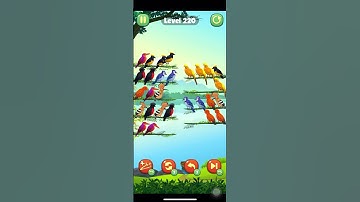 Color Bird Sort Puzzle Game Level 220 #shorts #gaming