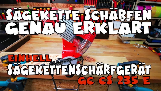 Einhell Affûteuse de chaîne de tronçonneuse électrique GC-CS 235 E