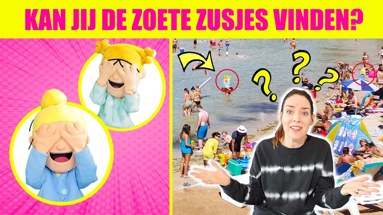 KAN JIJ DE ZOETE ZUSJES VINDEN?! * Verstop Challenge Over De Hele