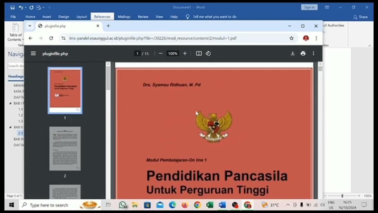 Tugas matkul pengantar ict tutorial membuat makalah dasar youtube