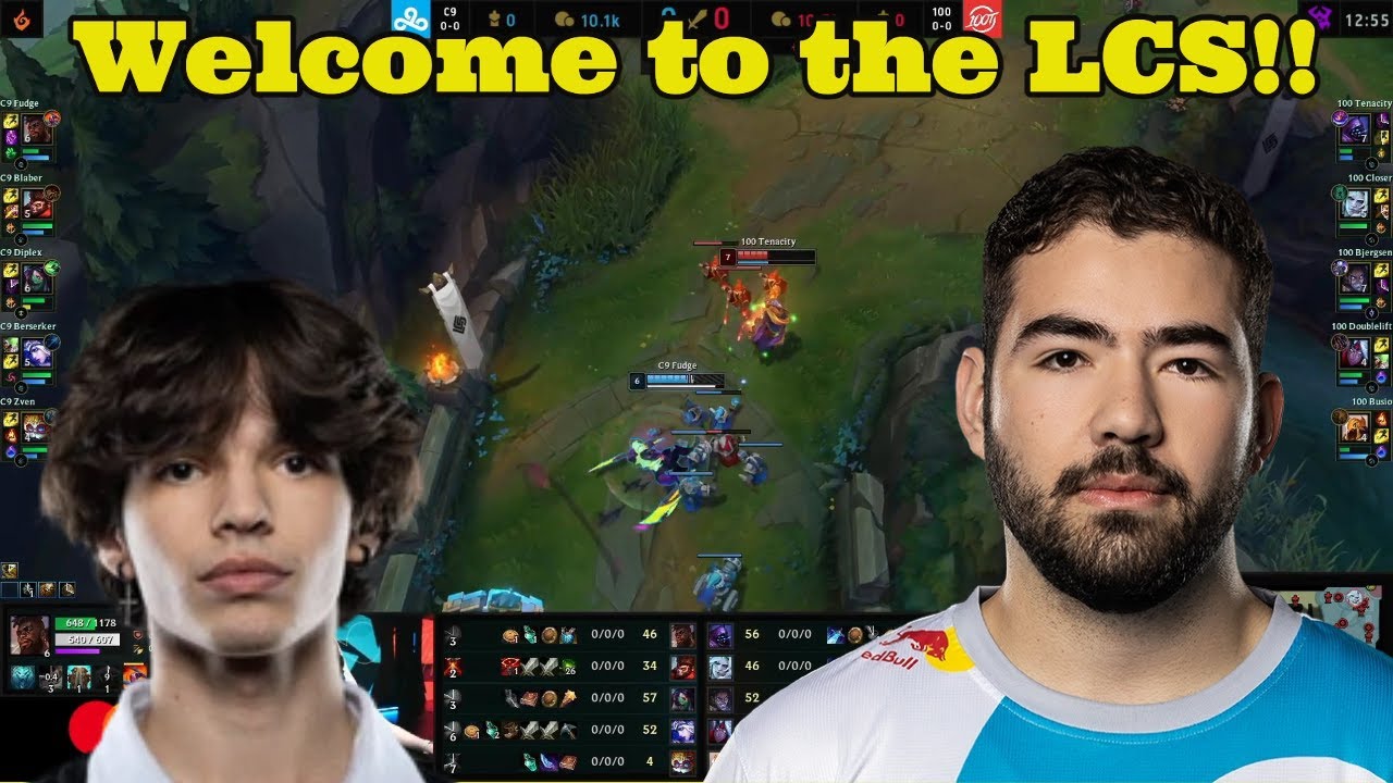 Fudge Puts Tenacity In His Place In His First LCS Game... - YouTube