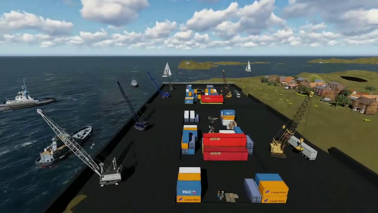 Simple Harbour Simple Small Harbour Scene with Lumion 6 - YouTube