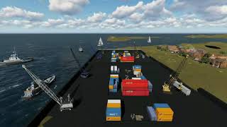 Simple Small Harbour Scene with Lumion 6