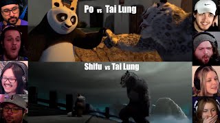 Po  vs Tai Lung  |  Kung fu Panda 2008 | Reaction Mashup  | #kungfupanda