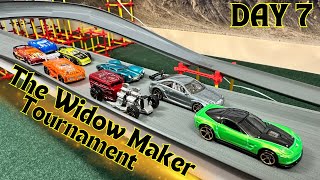 DIECAST CARS RACING | WIDOW MAKER TOURNAMENT |  DAY 7