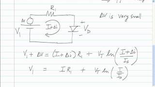 Lecture 2 - Introduction to nonlinear network elements, operating point and incremental linearity