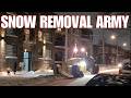 Snow Army 2026 vs Deep Snow | Montreal Snow Removal Operation🏔️🚜