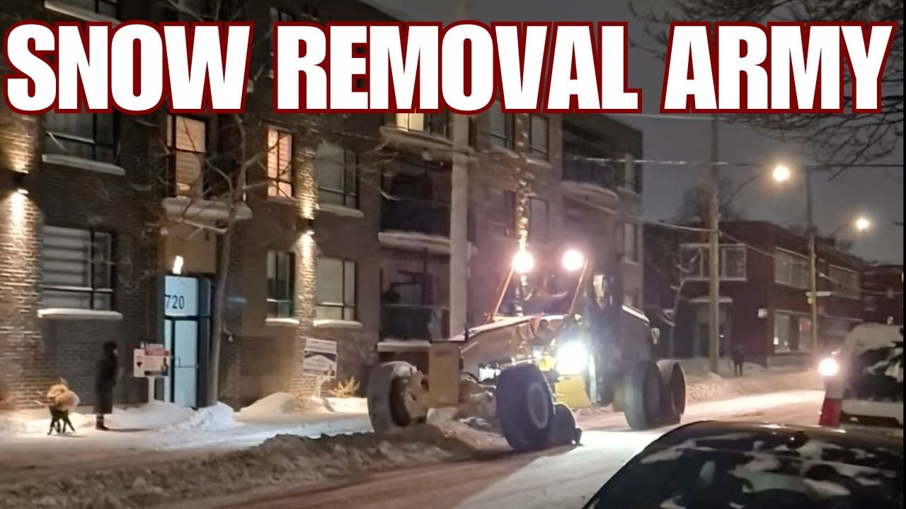 Snow Army 2026 vs Deep Snow | Montreal Snow Removal Operation🏔️🚜
