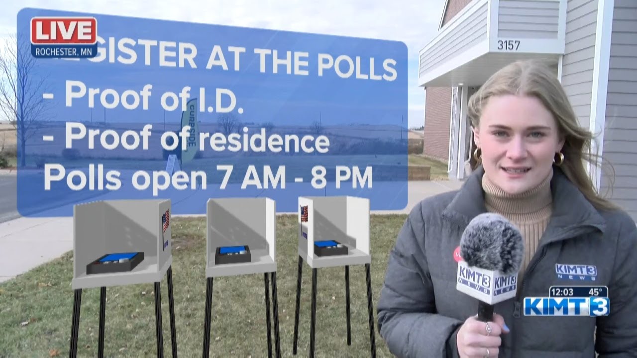 What you need to know to register at the polls - YouTube