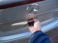 как открыть багажник Mercedes w203