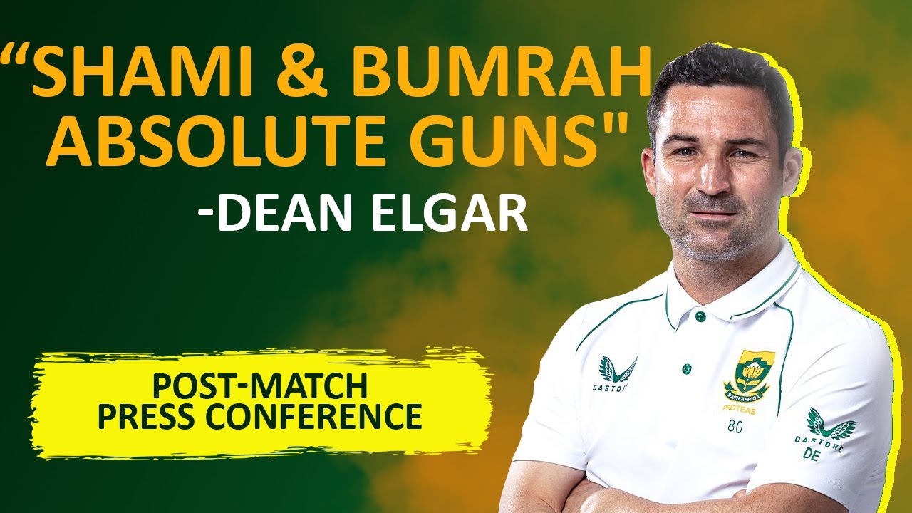"SA Captain praised Indian Bowlers" | Dean Elgar post match press conference | SA vs IND - 1st Test
