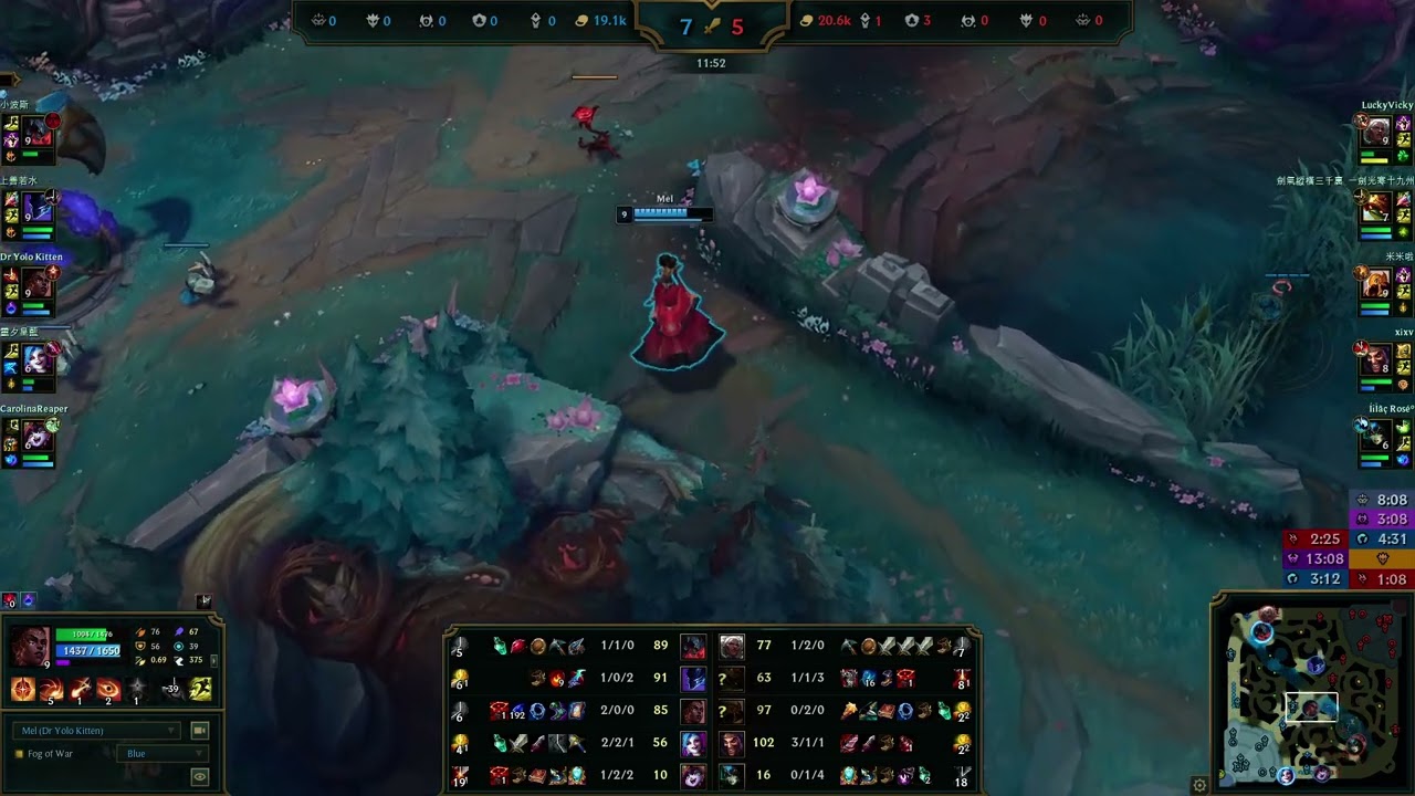 MEL VS AZIR MID GAMEPLAY