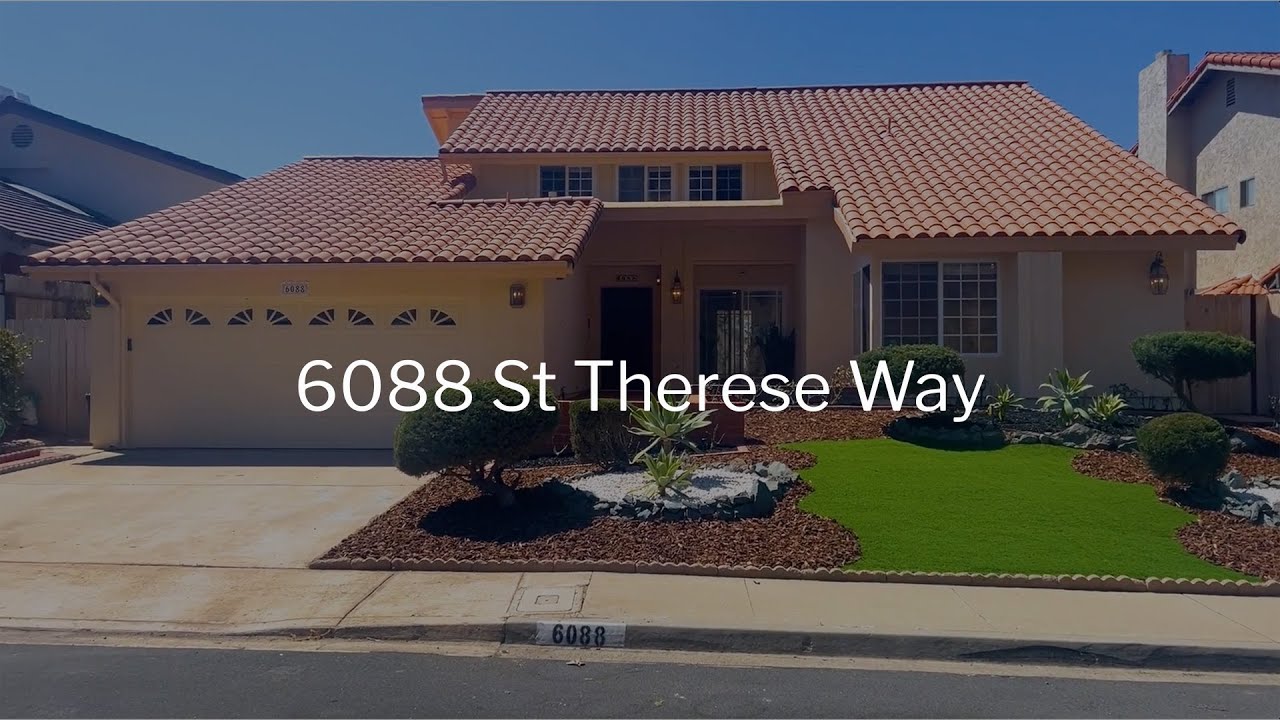 6088 St Therese Way San Diego, CA 92120 YouTube