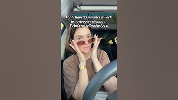 I only have 15 minutes a week to go grocery shopping, so let’s go to Trader Joe’s