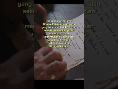 Kata Perpisahan Untuk