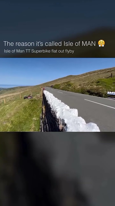Isle Of Man TT Top Speed Flyby 🔥| #isleofman #motogp #bikerace #race #automobile #bike #trending #1m