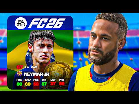 I Made Neymar a Barcelona Academy Player - YouTube