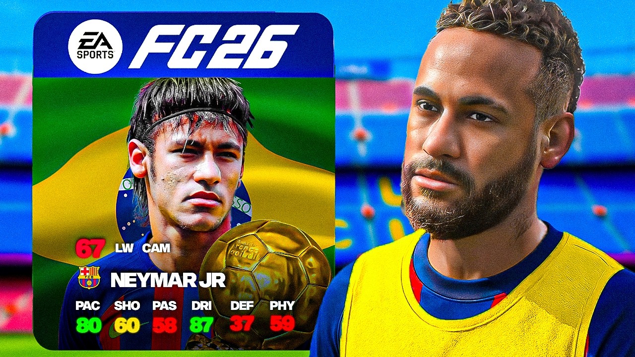 I Made Neymar a Barcelona Academy Player