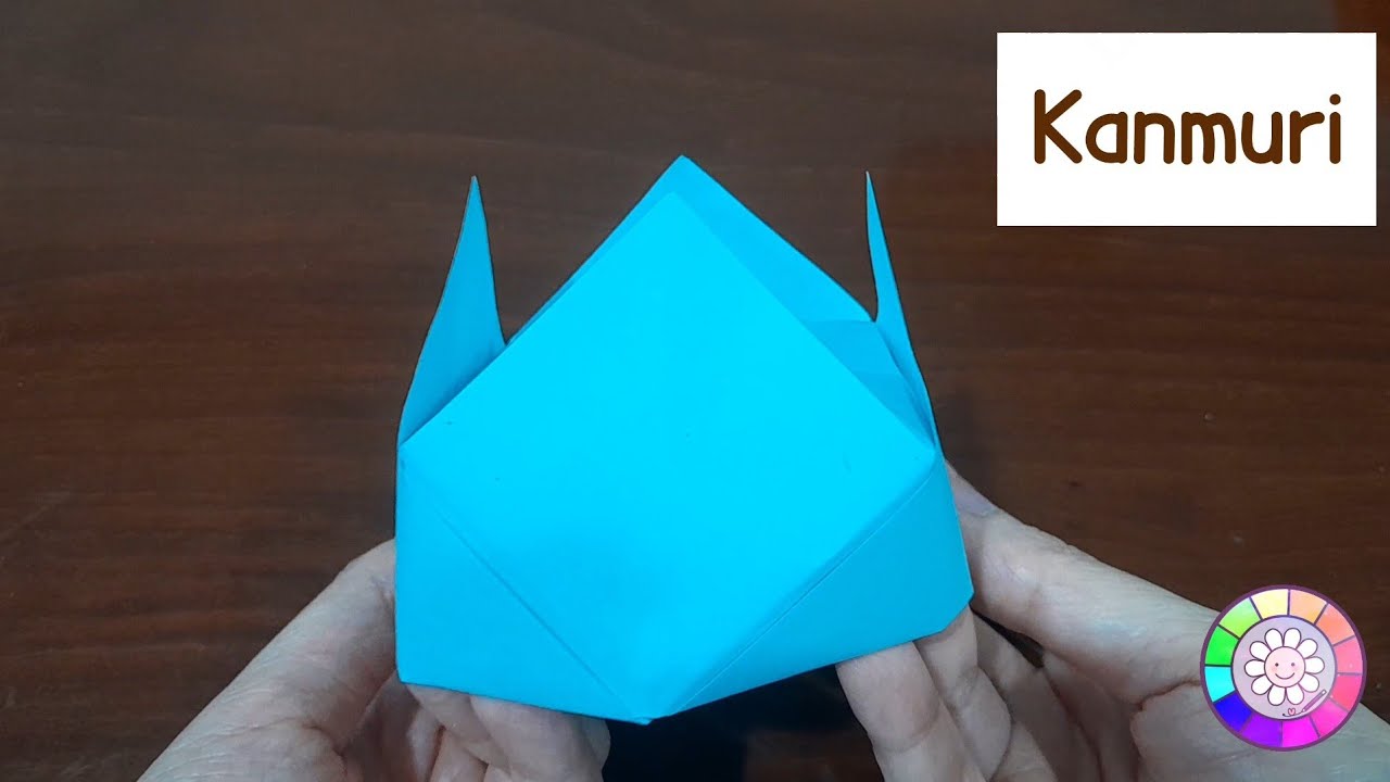 Traditional Origami 6 : พับมงกุฎหรือตะกร้า Crown or Basket | これは 「かんむり」ですか、「かご」ですか。
